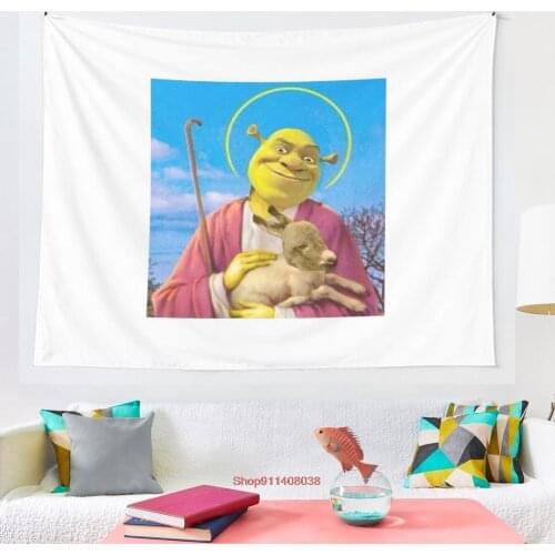 Shrek Saviour tapestry Wall Hanging Astrology Divination Bedspread Beach Matwitchcraft Mandalay Hippie Mandalas
