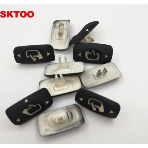 SKTOO 10pcs Fit for Peugeot 307/new Elysee Sega lifter rearview mirror mirror adjustment switch button(Electric folding)