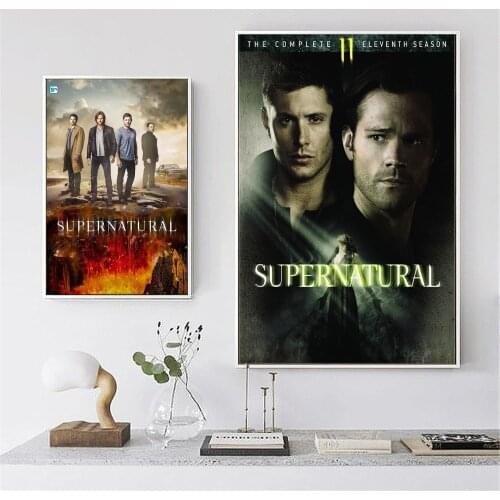 Supernatural TV Play Series Canvas Painting Posters And Prints Wall Art Picture Vintage Poster Decorative Home Decor Plakat