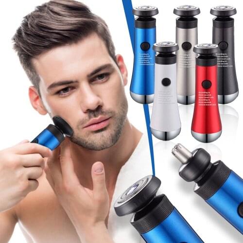 Hair Trimmer Ear And Nose Hair Trimmer Unisex Facial Hair Trimmer Waterproof Double-edged Knife Waterproof Rechargable