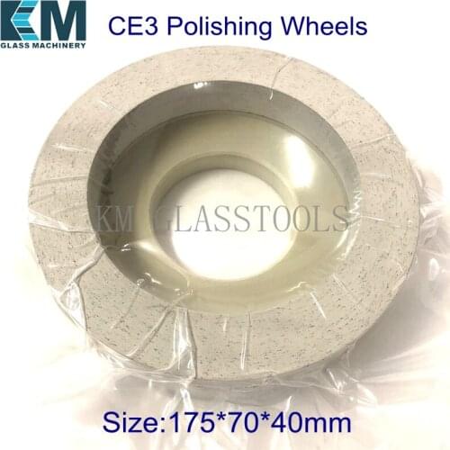 High Quality! CE3-175x70x40mm Polishing Wheels for Glass polishing (Cup)