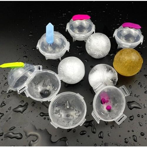 Home DIY Random Color 1PC 4.8cm Ice Cream Moulds Ice Molds Kitchen Tools Party Hot Sale Ball Shaped Bar Cocktail Ice Cube