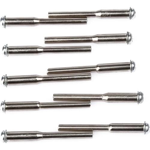 10pcs 3mm Shank Cut-off Wheel Holder Screw Mandrel Compatible with Dremel Rotary Tool