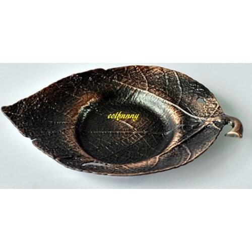 10pcs/lot Leaf flower square round Shape Metal Tea Cup Tray Oolong Tea Tray Green Tea Cup Mat Insulation Plate pad F01