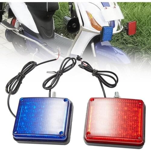 80% Hot Sell 2Pcs Motorcycle LED Warning Emergency Police Patrol Flashing Strobe Light Lamp
