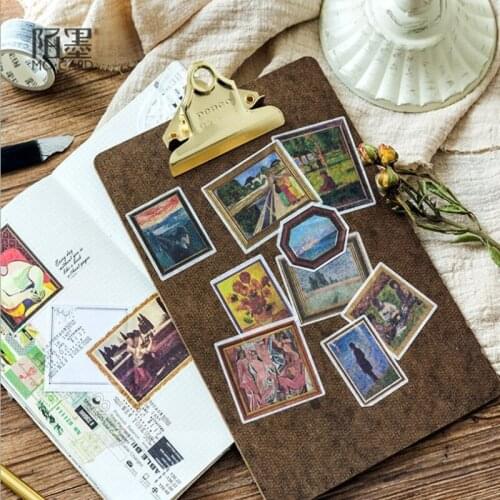 20packs/lot Cute An Art Gallery Series Decoration Stickers DIY Craft Planner scrapbook lable Diary Stickers Wholesale
