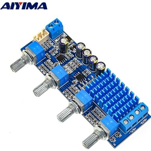 AIYIMA TPA3116 Two Channel Hifi Power Home Amplifier 30Wx2 Dual Op Amp Digital Sound Amplifiers Treble Bass With Tone Control