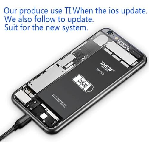 DEJI for iphone 8 battery With Free Tools Kit Real High Capacity for iphone 8plus Batteries Replacement 0 Cycle