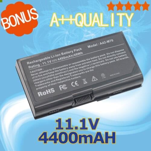 ApexWay 4400MAH Battery for Asus A32-F70 A32-M70 G71GX G71V G71VG G72 G72G G72GX G72V L0690LC L082036 F70 F70S F70SL G71 G71G