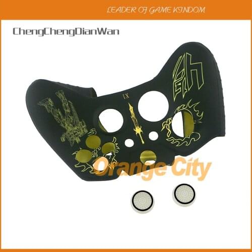 ChengChengDianWan For Xbox one XBOXONE Controller Soft Silicone Rubber Protective Skin Case Cover With Caps Package 20sets