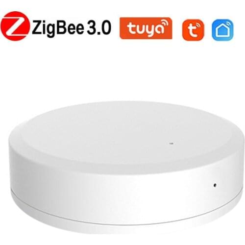 Tuya Smart ZigBee Temperature And Humidity Sensor Battery Powered Home Security With Tuya Smart Life App Alexa Google Home App
