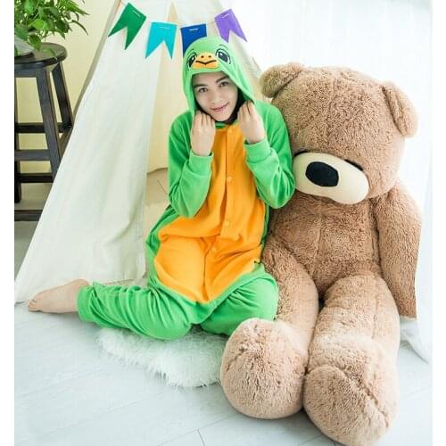 Polar fleece cartoon animal one-piece pajamas performance home clothe Animal Cartoon Pajamas Cosplay Sleepwear Costumes Jumpsuit