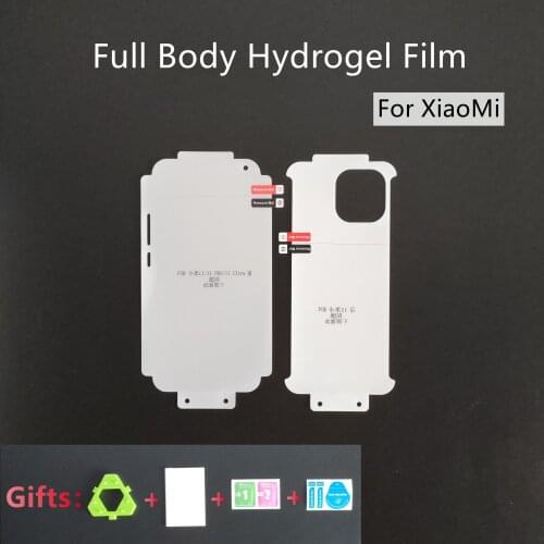 360° Full Body Coverage Hydrogel Film For xiaomi 11 Ultra xiaomi 11 pro Mi 10 Ultra HD Hydrogel Film Screen Protector