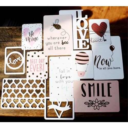 Hollow card plant illustration plant illustration of sulfuric acid paper stickers D015