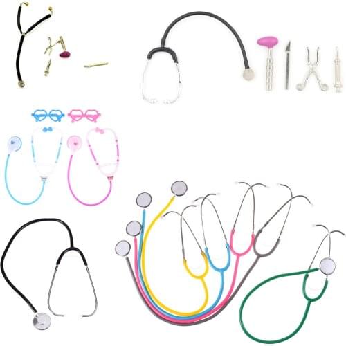 Hot Sale Doctor Nurse Play Stethoscope Toys Medical Kit Baby Educational Pretend Play Toy Classic Gift For Children Kids