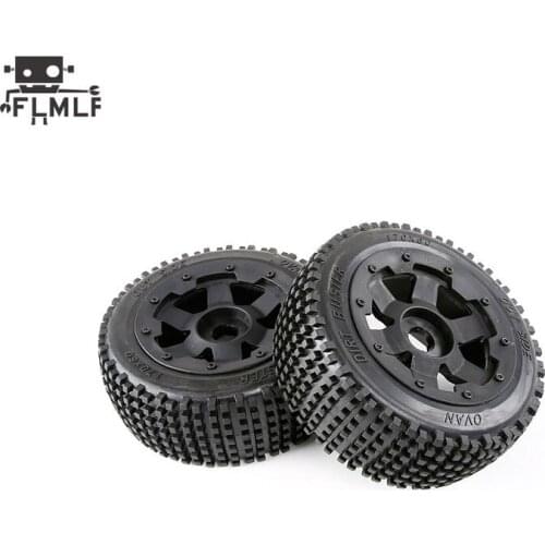 Small Nail Front or Rear Tire Assembly Set Fit 1/5 HPI ROFUN BAHA ROVAN KM GTB MCD BAJA 5B Toys Parts