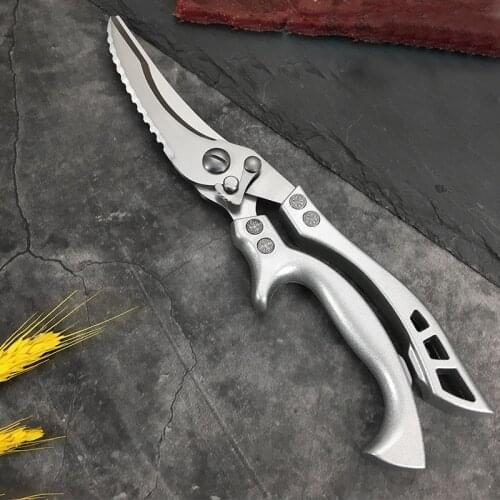 Multifunctional Kitchen Shear Powerful Chicken Bone Scissors Stainless Steel Scissors Kitchen Cooking Cutter Sharp Scissor
