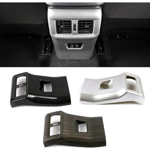 Car Rear Armrest Cover Anti-kick Panel Protector Chrome for Toyota Rav4 2020 2021 Xa50 Interior Accessories Auto Styling Parts