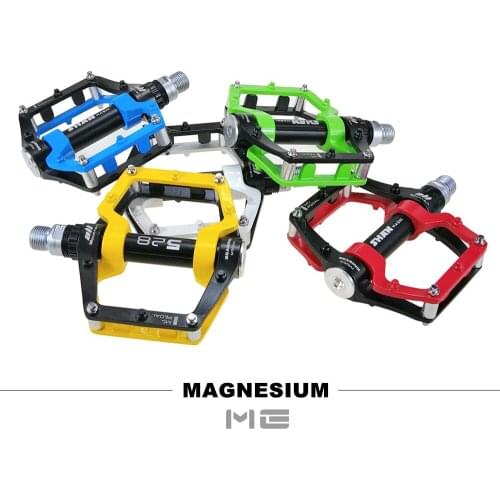 Magnesium alloy MTB mountain bike pedals Ultralight Bearing Road Bicycle Pedal Wide Platform flat BMX Cycling Pedals Part