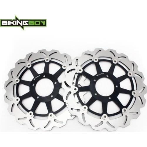 BIKINGBOY Front Brake Discs Disks Rotors Monster 796 / ABS 11-14 Dark / Stripe ABS 15-21 20 EVO / ABS 11 12 1200 ABS 14 15 16 17
