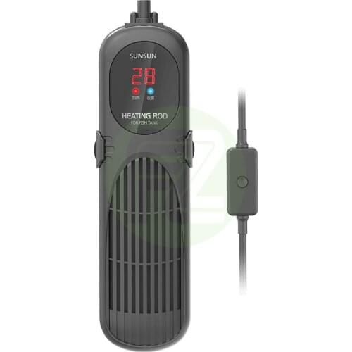 SUNSUN Aquarium Heater Submersible Fish Tank LCD Display Smart PTC Thermostat Adjustable Constant Temperature Water Heating Rod