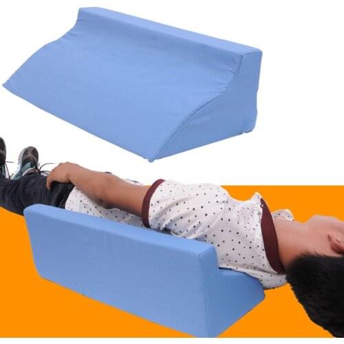 2018 Hot Sale Acid Reflux Foam Bed Wedge Pillow Leg Elevation Back Lumbar Support Cushion 50x24x14cm