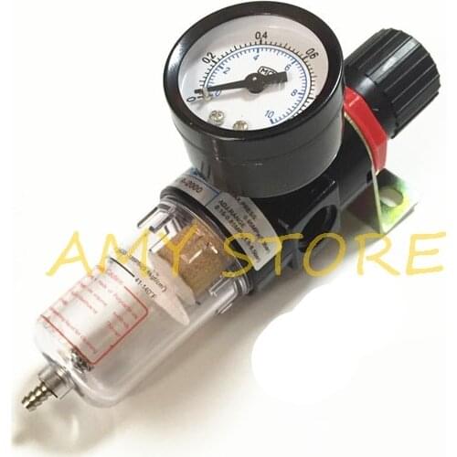 AFR-2000 1/4"BSP 1.0MPa Pneumatic Filter Regulator AirTreatment Unit PressureSwitch Oil Water Separation Gauge CompressorAFR2000