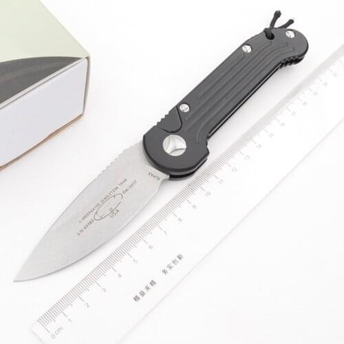 JUFULE OEM Made L.U.D.T Flipper folding Elmax blade Aluminum handle outdoor gear tactical camping hunting EDC tool kitchen knife
