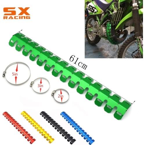 Motorcycle Exhaust Heat Shield Muffler Pipe Protector Cover For YAMAHA YZ For HONDA CRF 450X/250LX/250L 250 Motor Dirt Pit Bike