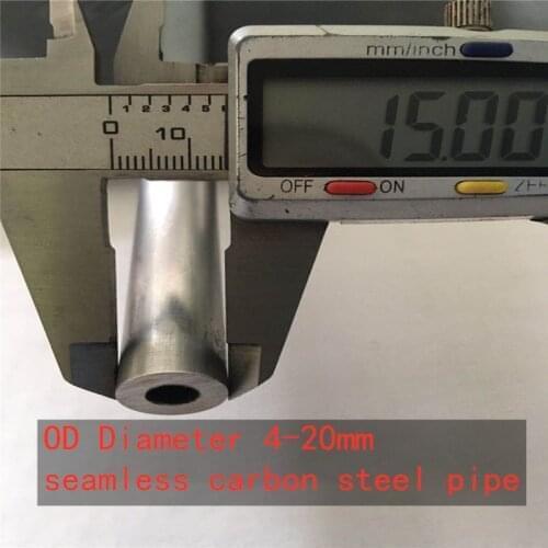 Precision seamless outer 10 12 13 14 15 16mm steel tube inner diameter 5 6 7 8 9 10mm hollow round tube