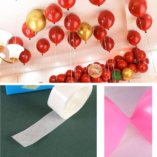 Balloon Dispensing Super Sticky Double-sided Non-marking Glue Adhesive Wedding Room Decoration Accessories instead of helium gas