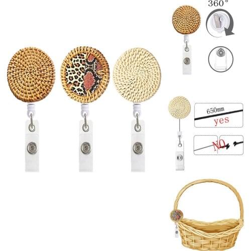 Retractable Badge Id Reel Clip Cute Nurse Badge Badge Holder Key Ring Chain Clip School Sstudents Doctor Id Card Holder