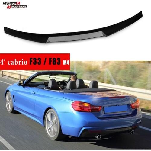 For BMW 4 series Convertible F33 & F83 M4 Carbon Fiber Rear Wing Spoiler Tail Gate Spoiler