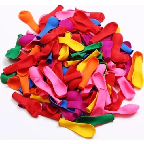 100/200pcs Small Latex Air Balloon Bunch of Water Balloons Toys Multicolor Inflatable Balloon for Kids Birthday Party Decoration