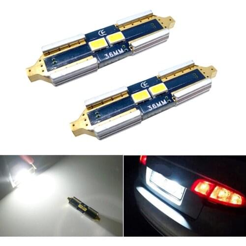 2x Canbus C5W LED Festoon Dome Reading License Plate Lights For Kia Sportage Ceed Rio 3 4 K2 K5 KX5 Sorento