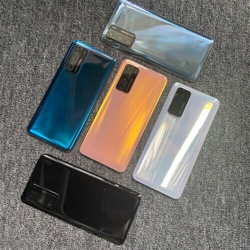 6.1" Back Housing Battery Cover For Huawei P40 AN00 ANA-NX9 Rear Door Housing Case With Camera Lens Adhesive Replacement