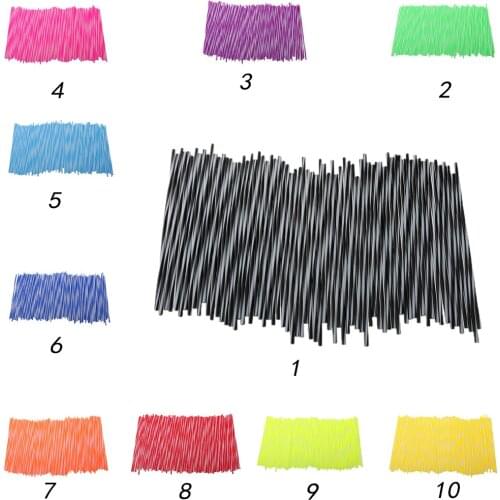 75 Pcs 24cm Motocycle Wheel Rim Spoke Skins Covers Protection Multi-color Universal for Yamaha Honda Dirt Bike