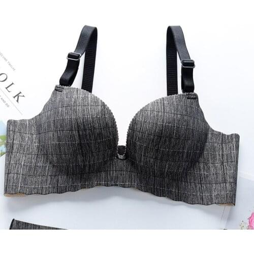 Everyday Cotton Wire Free duoble cup BC super Push Up Bra Women Summer invisible party wedding lovely sexy bra thin 3/4 cup bra