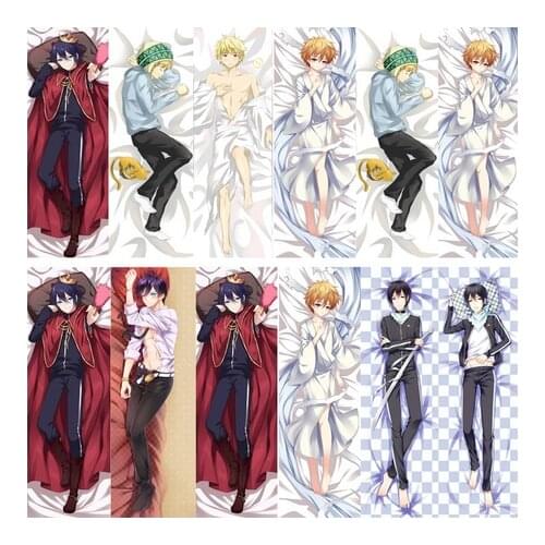 Japanese Anime Noragami YATO Yukine cool boy Hugging Body Decorative Pillowcase Dakimakura Pillow Cover Case 50X150CM