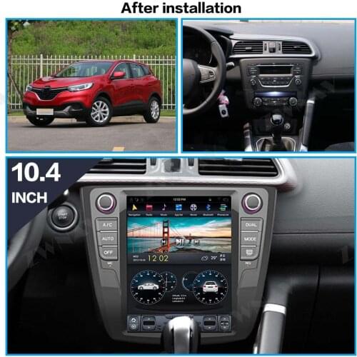For Renault Kadjar 2016 2017 2018 vertical screen Tesla style Android 9.0 Car dvd player GPS Navi unit stereo multimedia radio