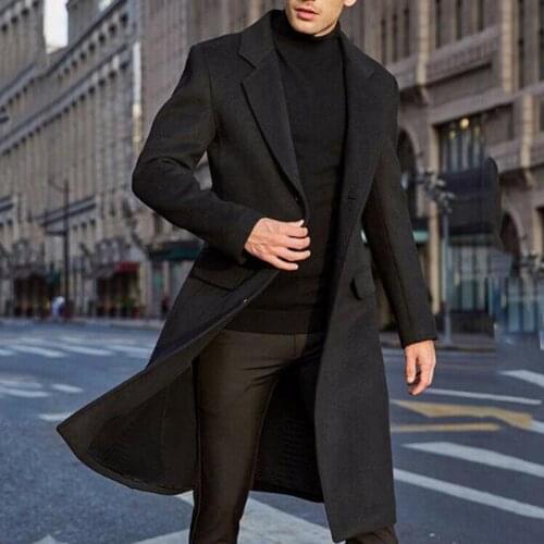 FAVOCENT Mens Wool Coats