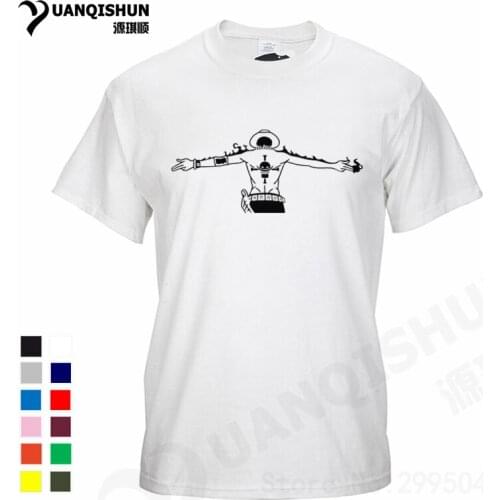 YUANQISHUN One Piece T-shirt Cotton High Quality Men T Shirt Casual Short Sleeve O-neck Top Tees Brand Japanese Anime Tshirt