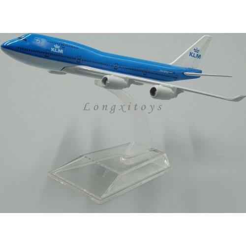 1:440 Diecast Metal Alloy Airplane Aircraft Model Toy Boeing 747-400 KLM Royal Dutch Airlines Plane