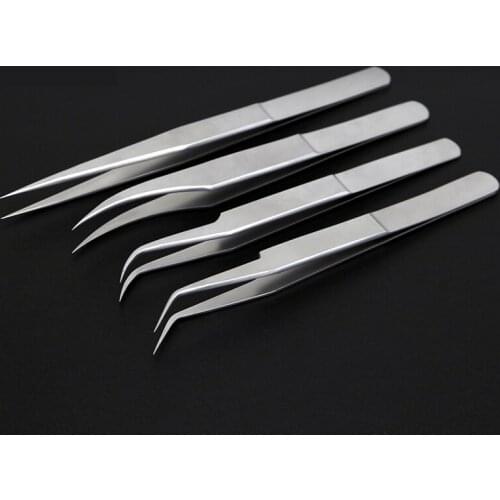 Eyelash tweezers, high-precision golden feather tweezers for grafting, dolphin clip, eyelash curler, eyelash curler, set