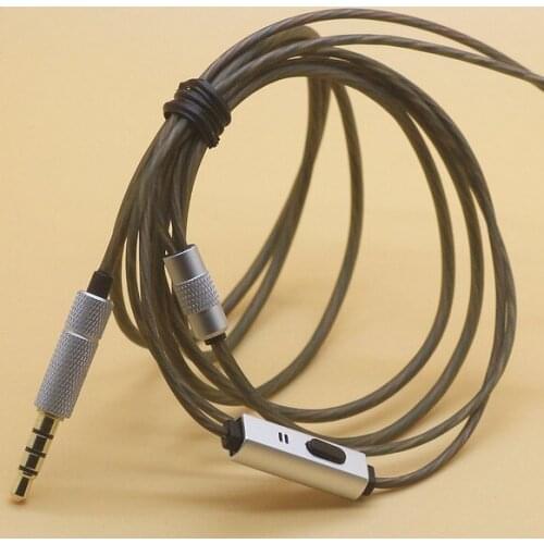 Diy earphone wire with mic Fully compatible 32core 1.2meter