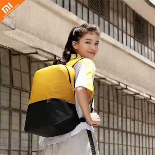 Original youpin mijia 20L simple casual backpack waterproof laptop bag 15.6 inches large capacity men and women travel bag smart