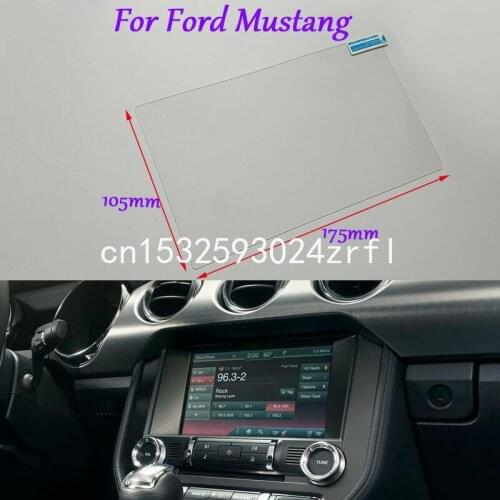 Internal Accessories For Ford Mustang Car GPS Navigation Screen Glass HD Clear Protective Film