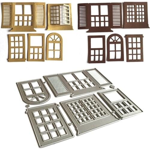 H55A Multi-Window Style Carbon Steel Cutting Dies DIY Scrapbooking Photo Album Embossing Paper Cards Making Stencil Decorate