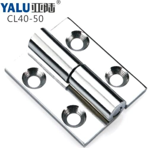 YALU CL40-50 Carbon Steel Hinge Equipment Electric Cabinet Surface Mounted Door Hinge