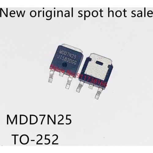 10PCS/LOT MDD7N25 7 n25 new original LCD MOS field effect tube patch triode TO - 252